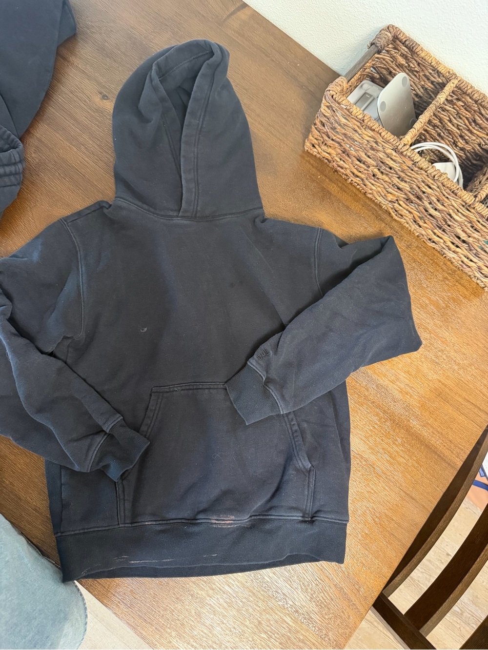 TNA Cozy AF Fleece Hoodie in Black